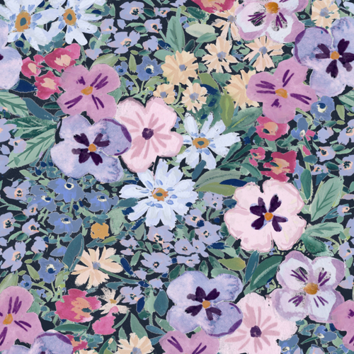 Pansy Garden | Removable PhotoTex Wallpaper
