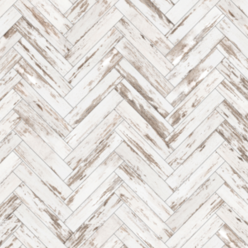 Faux Wooden Herringbone | Removable PhotoTex Wallpaper