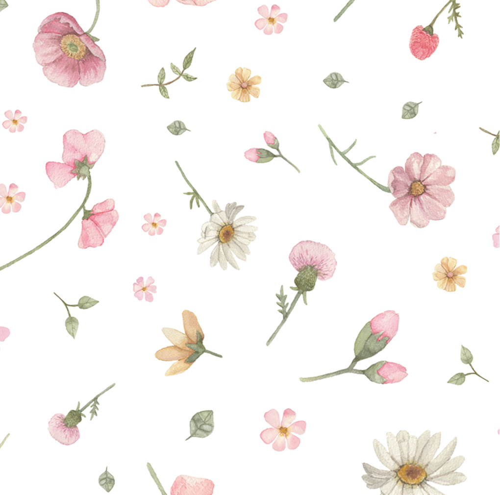 Flower best sale wall wallpaper