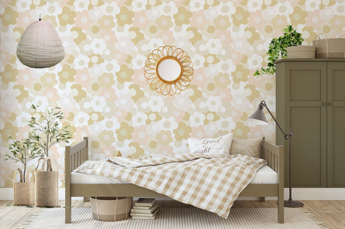 Daisy Fields (several colourways) | Removable PhotoTex Wallpaper