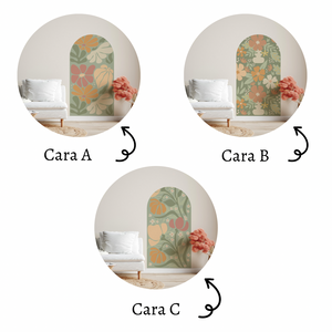 Cara's Flower Market Arch Decals  (various sizes/designs) | Removable PhotoTex Wall Decals