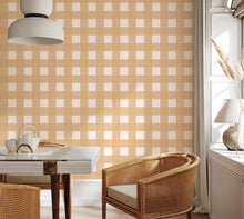 Load image into Gallery viewer, Faded Gingham (several colourways) | Removable PhotoTex Wallpaper