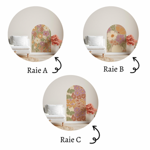 Raie's Flower Market Arch Decals  (various sizes/designs) | Removable PhotoTex Wall Decals