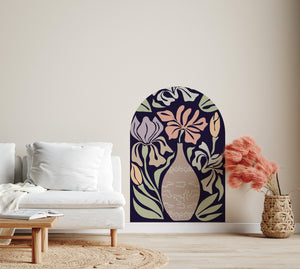 Stephanie's Flower Market Arch Decals  (various sizes/designs) | Removable PhotoTex Wall Decals