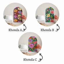 Load image into Gallery viewer, Rhonda&#39;s Flower Market Arch Decals  (various sizes/designs) | Removable PhotoTex Wall Decals