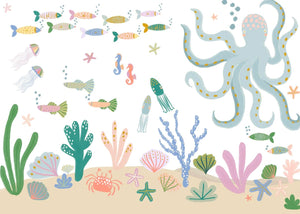 Underwater Mural (several colourways) | Removable PhotoTex Wallpaper