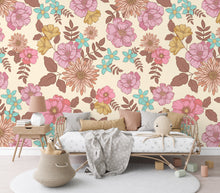 Load image into Gallery viewer, Floral Dreams | Removable PhotoTex Wallpaper