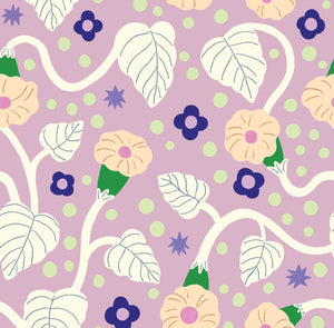 Constanza’s Whimsical Flowers | Removable PhotoTex Wallpaper