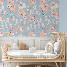 Load image into Gallery viewer, Cottontails (several colourways) | Removable PhotoTex Wallpaper