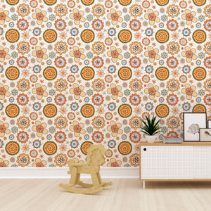 Earthy Doodle | Removable PhotoTex Wallpaper