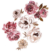 Load image into Gallery viewer, Eloise Peony Decals | Removable PhotoTex Wall Decals