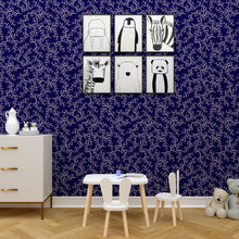 Load image into Gallery viewer, Floral Doodle | Removable PhotoTex Wallpaper