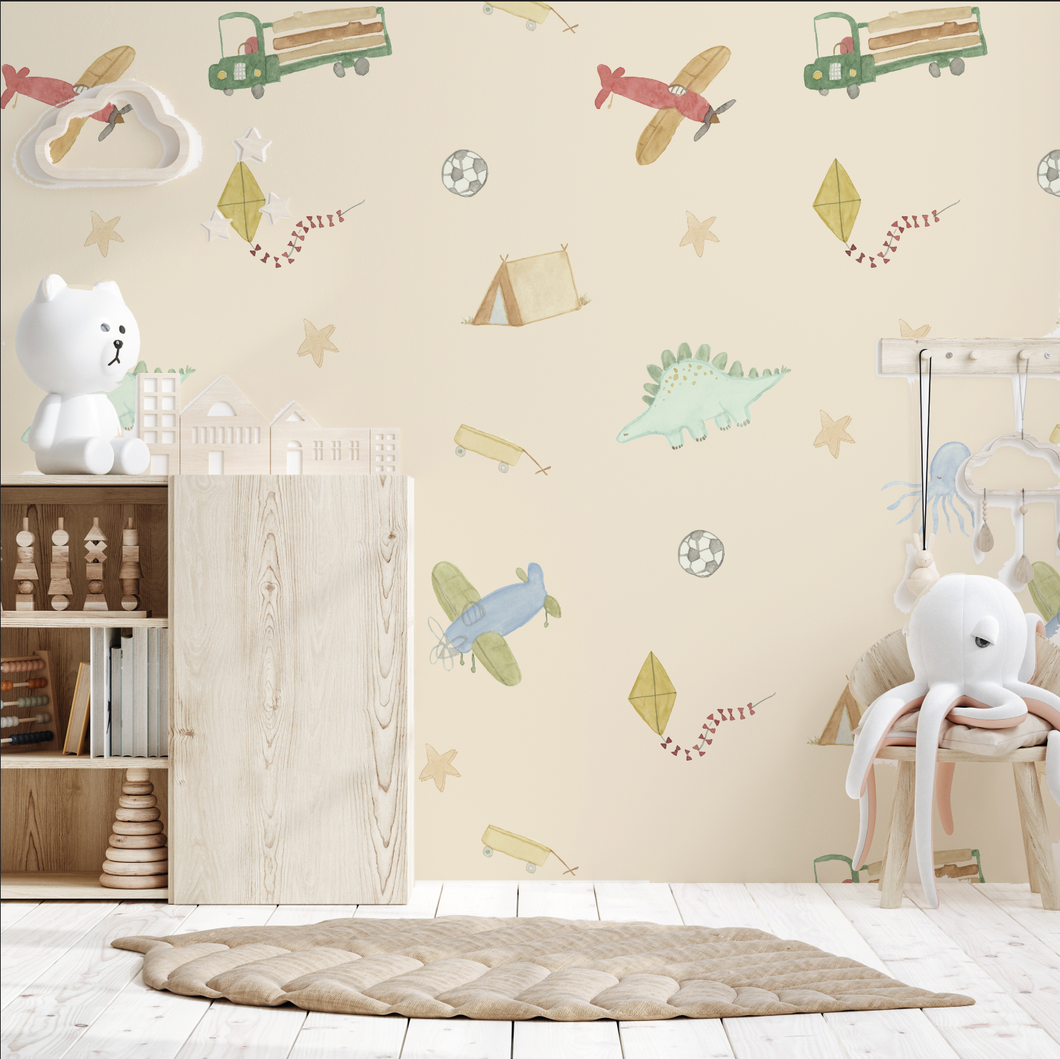 Playtime (several colourways) | Removable PhotoTex Wallpaper