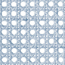 Load image into Gallery viewer, Faux Rattan Soft Blue for Hacks and Dollhouses  | Removable PhotoTex Wallpaper
