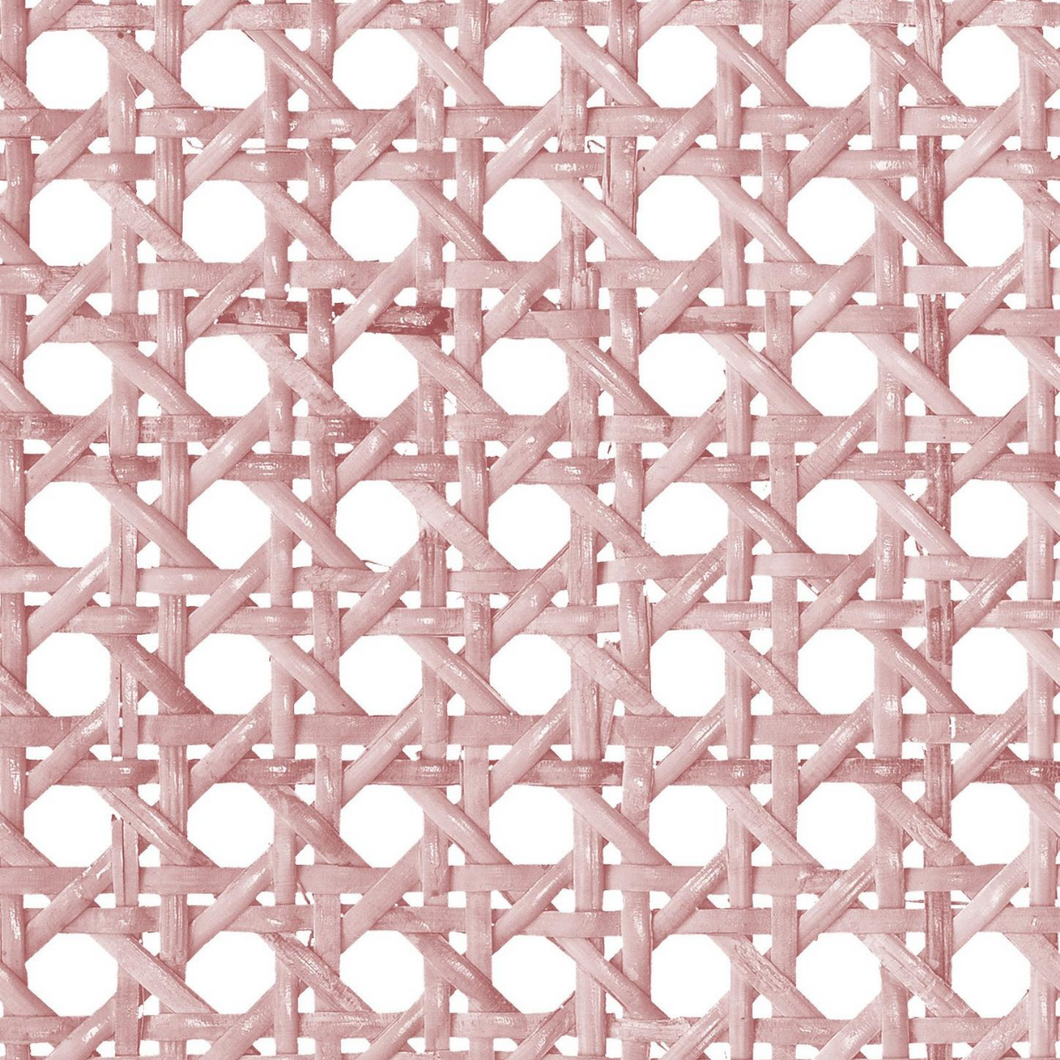 Faux Rattan Blush for Hacks and Dollhouses | Removable PhotoTex Wallpaper