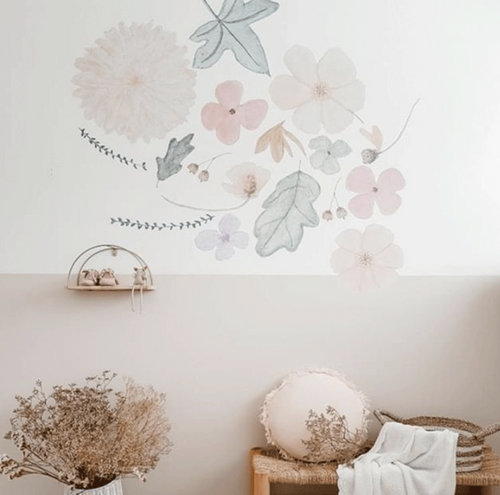 Florette Decals (two sizes) | Removable PhotoTex Wall Decals