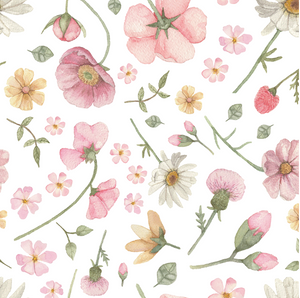 Falling Flowers (several colourways) | Removable PhotoTex Wallpaper