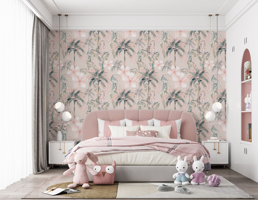Subdued Tropical | Removable PhotoTex Wallpaper