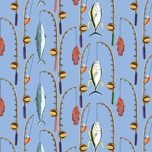 Catch of the Day I Removable PhotoTex Wallpaper