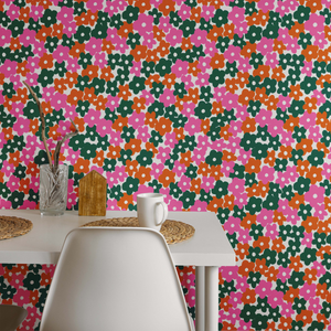 Mini Blooms (several colourways) | Removable PhotoTex Wallpaper