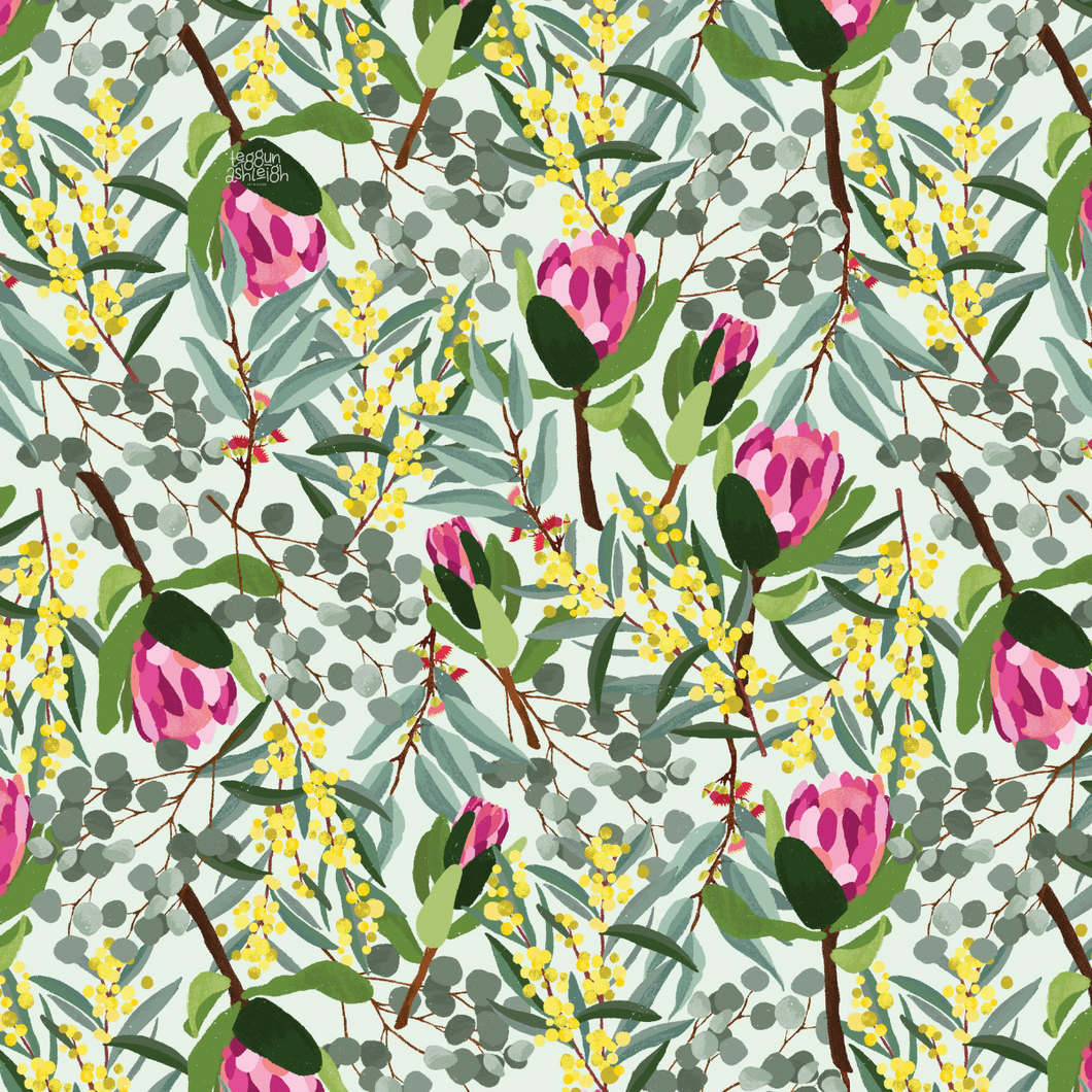 Pretty Proteas | Removable PhotoTex Wallpaper