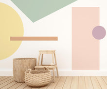 Load image into Gallery viewer, Shape Decals (several textured colourways) | Removable PhotoTex Wall Decals