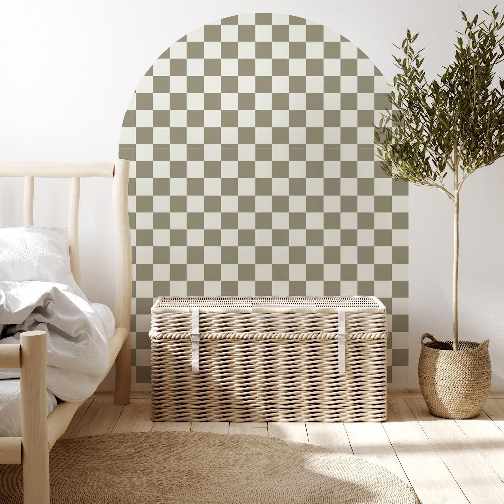 Checkers Arch Decals (various sizes/several colourways) | Removable PhotoTex Wall Decals