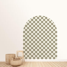 Load image into Gallery viewer, Checkers Arch Decals (various sizes/several colourways) | Removable PhotoTex Wall Decals