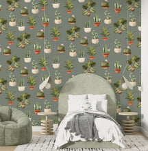 Load image into Gallery viewer, Pot Plant Delight | Removable PhotoTex Wallpaper