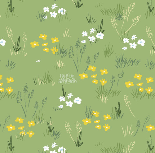 Yellow Fields | Removable PhotoTex Wallpaper