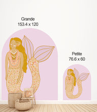 Load image into Gallery viewer, Spring Mermaid Arch (two sizes and colours) | Removable PhotoTex Wall Decals