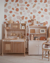 Load image into Gallery viewer, French Folk at Play - Earthy Terrazzo | Removable PhotoTex Wallpaper