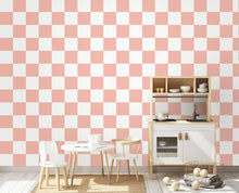 Load image into Gallery viewer, Checkers (several colourways) | Removable PhotoTex Wallpaper
