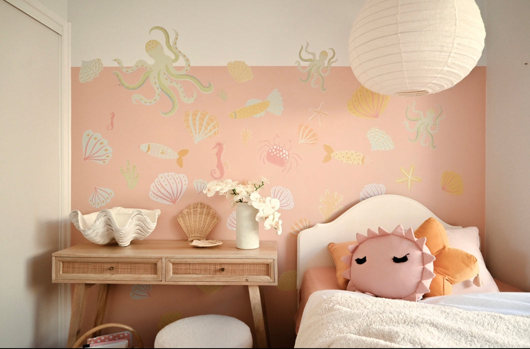 Underwater Decals (two sizes) | Removable PhotoTex Wall Decals