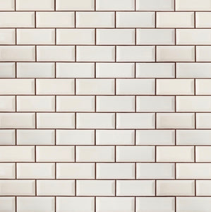 White Subway Tiles for Dollhouses & Hacks | Removable PhotoTex Wallpaper