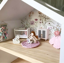 Load image into Gallery viewer, Wildflower Mural for Dollhouses | Removable PhotoTex Wallpaper