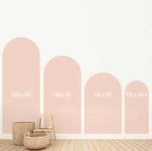 Load image into Gallery viewer, Block Colour Arch Decals (various sizes/several colourways) | Removable PhotoTex Wall Decals