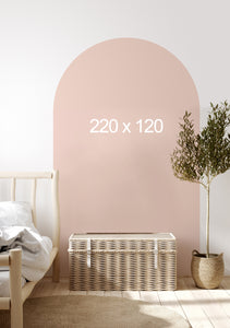 Block Colour Arch Decals (various sizes/several colourways) | Removable PhotoTex Wall Decals
