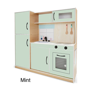 KMART LARGE WOODEN KITCHEN PLAYSET Decals (Full Set) | Removable PhotoTex Wallpaper