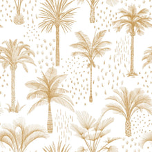 Load image into Gallery viewer, Beach kid - Bronze Palms | Removable PhotoTex Wallpaper