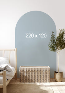 Block Colour Arch Decals (various sizes/several colourways) | Removable PhotoTex Wall Decals