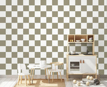 Load image into Gallery viewer, Checkers (several colourways) | Removable PhotoTex Wallpaper