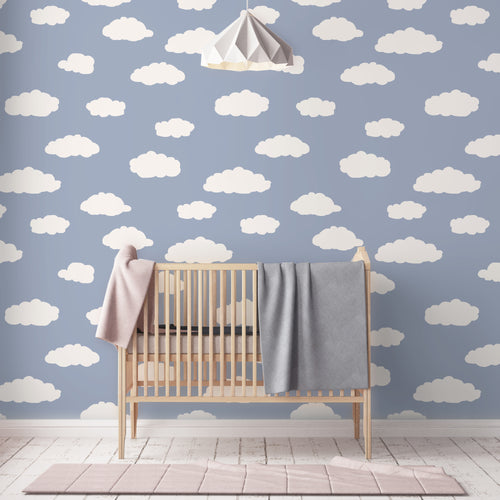 Cloudy | Removable PhotoTex Wallpaper