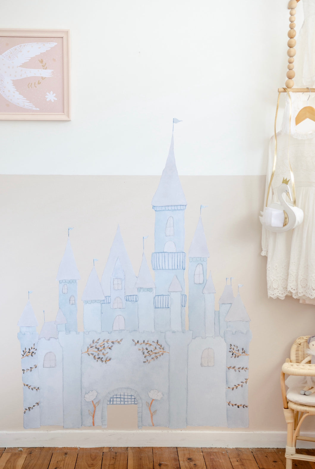 Fairytale Castle Decal (several colourways) | Removable PhotoTex Wall Decals