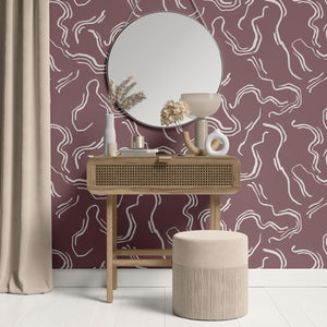 River Lines (several colourways) | Removable PhotoTex Wallpaper